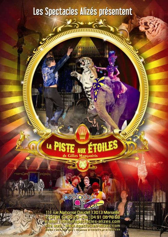 Spectacle de noël à Marseille : cirque LA PISTE AUX ETOILES